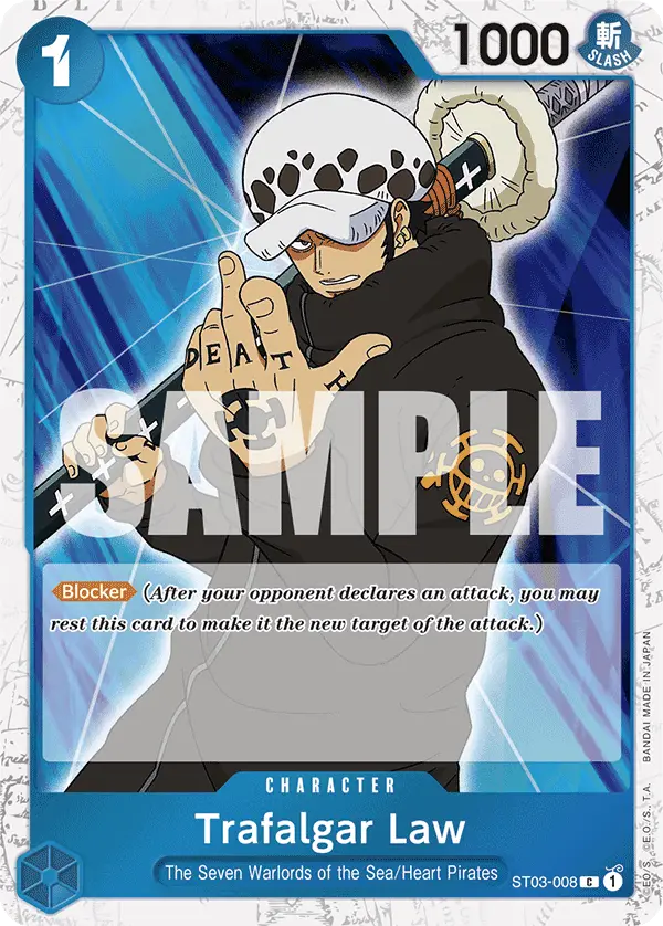 Trafalgar Law (Jolly Roger Foil), Premium Booster -The Best- ST03-008