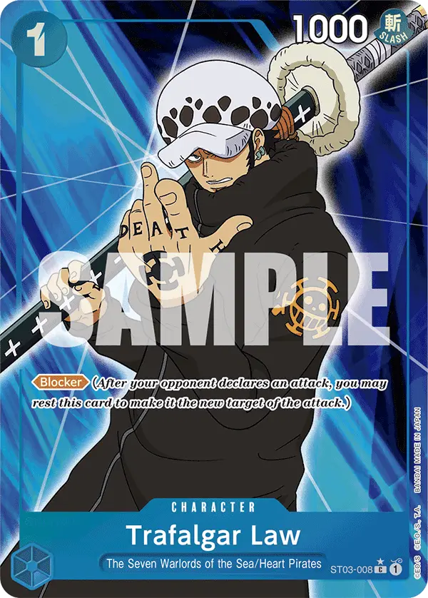 Trafalgar Law (Full Art), Premium Booster -The Best- ST03-008