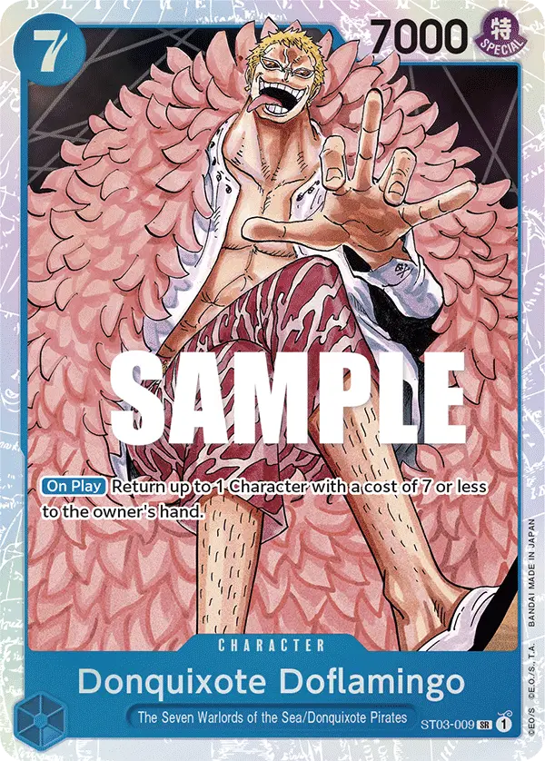 Donquixote Doflamingo, Starter Deck 3 The Seven Warlords of The Sea ST03-009