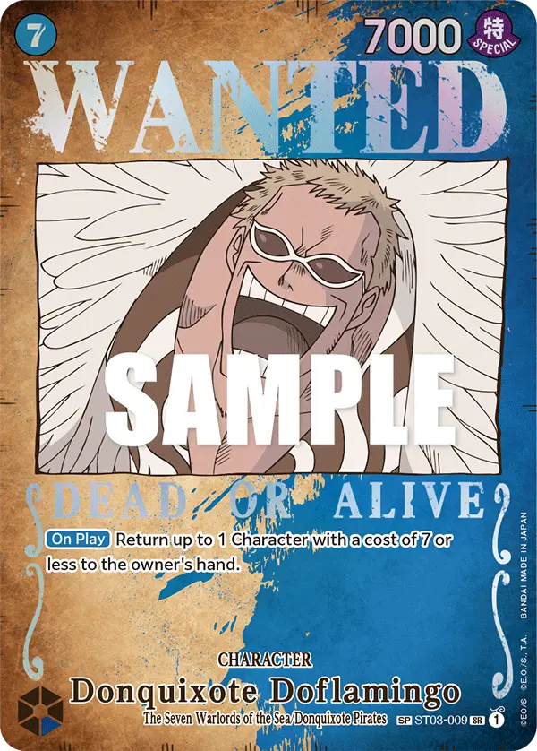 Donquixote Doflamingo (Wanted Poster), Pillars of Strength ST03-009