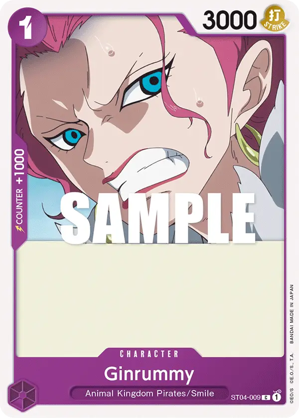 Ginrummy, Starter Deck 4 Animal Kingdom Pirates ST04-009