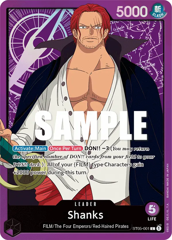 Shanks, Starter Deck 5 Film Edition ST05-001
