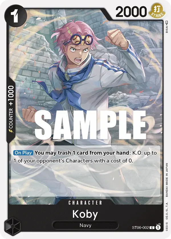 Koby, Starter Deck 6 Absolute Justice ST06-002