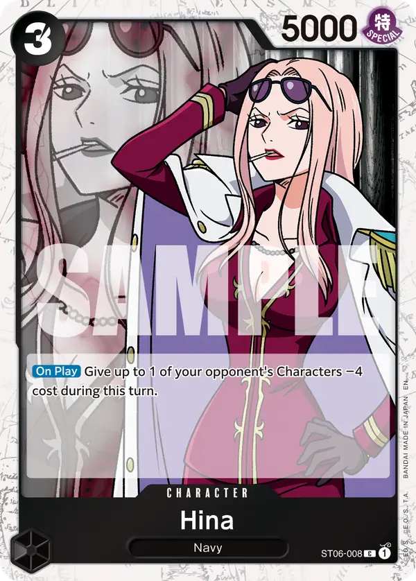 Hina (Pirate Foil), Premium Booster -The Best- Vol. 2 ST06-008