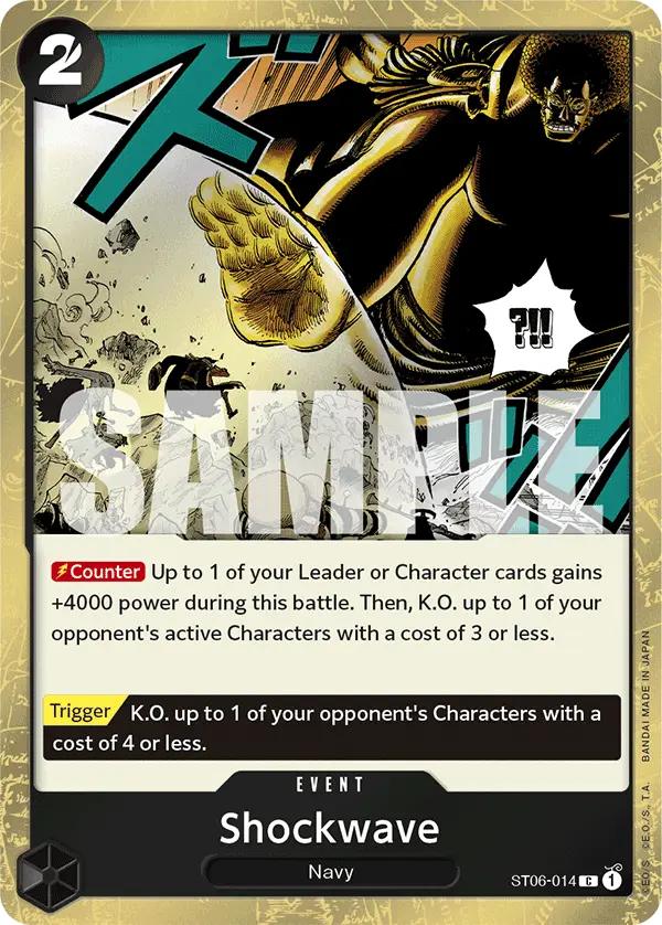Shockwave (Jolly Roger Foil), Premium Booster -The Best- ST06-014