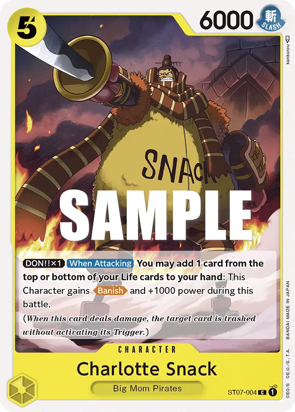 Charlotte Snack, Starter Deck 7 Big Mom Pirates ST07-004