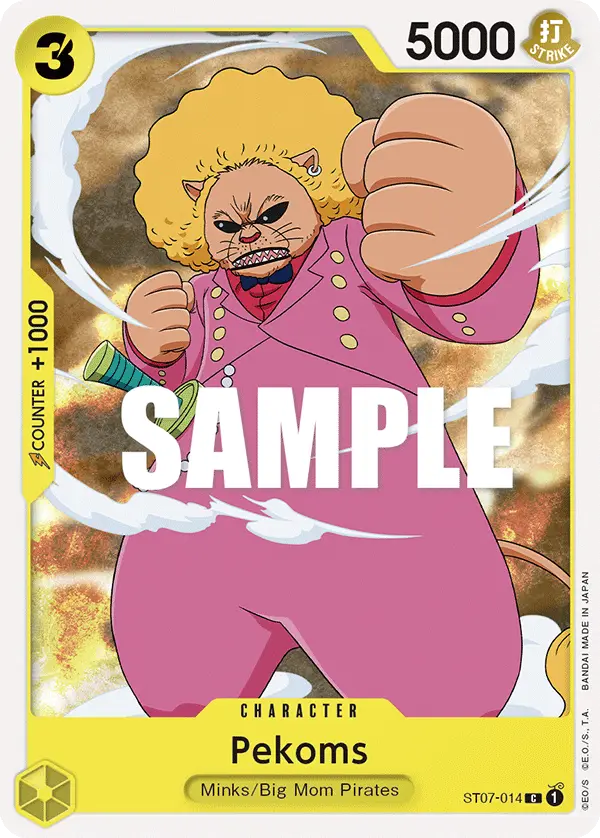Pekoms, Starter Deck 7 Big Mom Pirates ST07-014