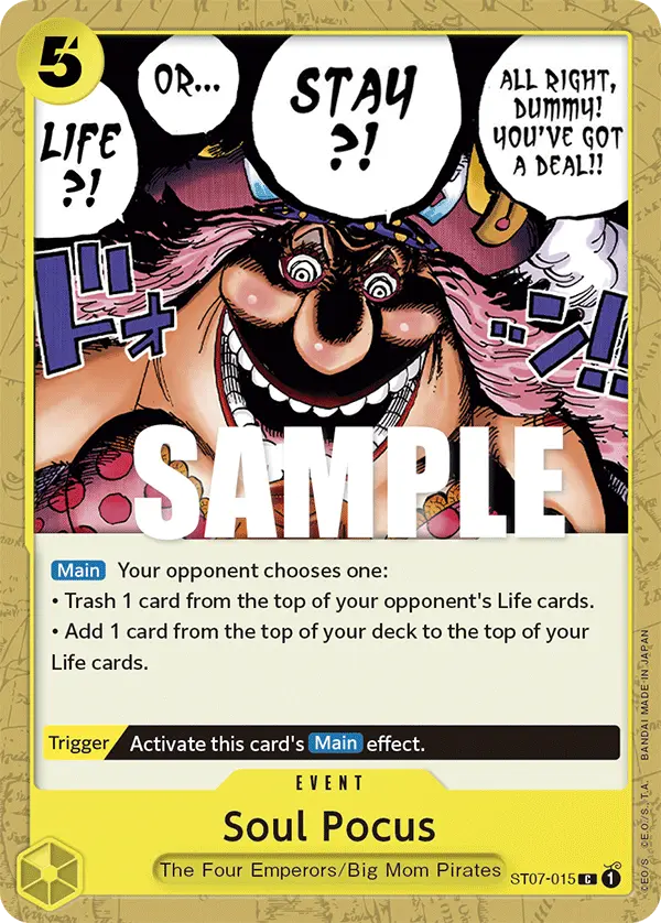Soul Pocus, Starter Deck 7 Big Mom Pirates ST07-015