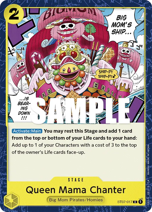 Queen Mama Chanter, Starter Deck 7 Big Mom Pirates ST07-017