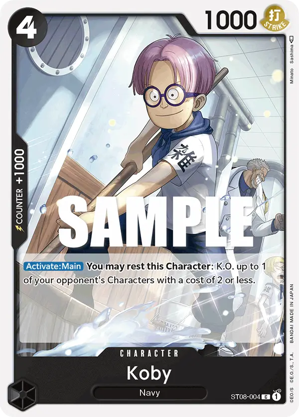 Koby, Starter Deck 8 Monkey.D.Luffy ST08-004