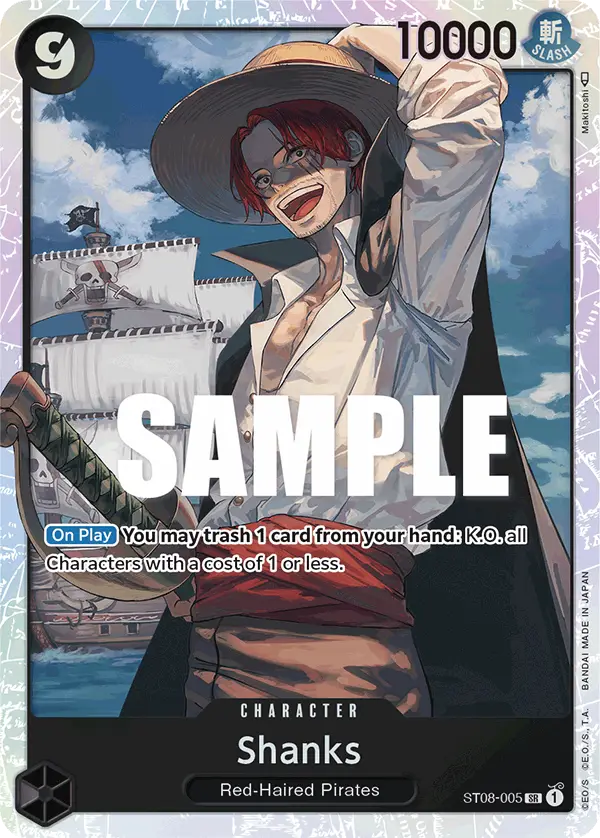 Shanks, Starter Deck 8 Monkey.D.Luffy ST08-005