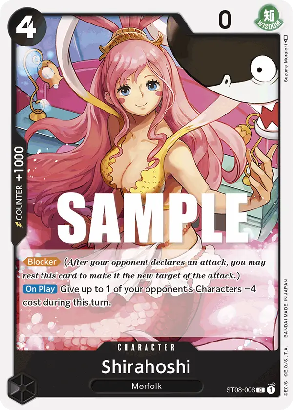 Shirahoshi, Starter Deck 8 Monkey.D.Luffy ST08-006