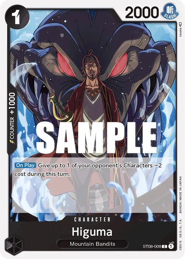 Higuma, Starter Deck 8 Monkey.D.Luffy ST08-008