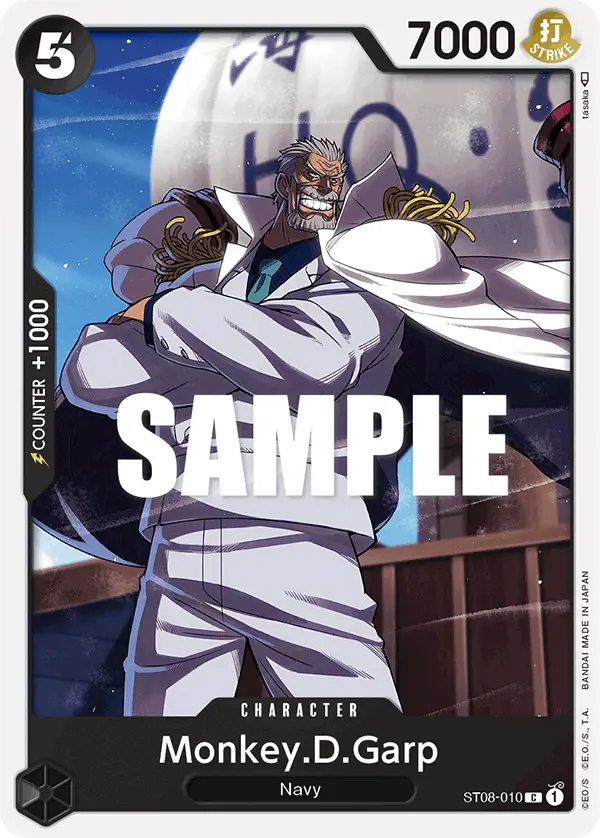 Monkey.D.Garp, Starter Deck 8 Monkey.D.Luffy ST08-010