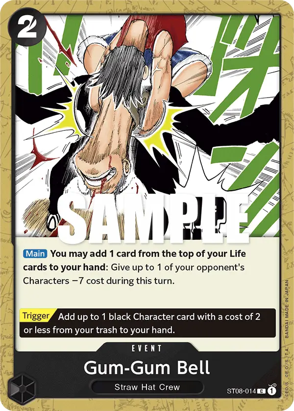 Gum-Gum Bell, Starter Deck 8 Monkey.D.Luffy ST08-014
