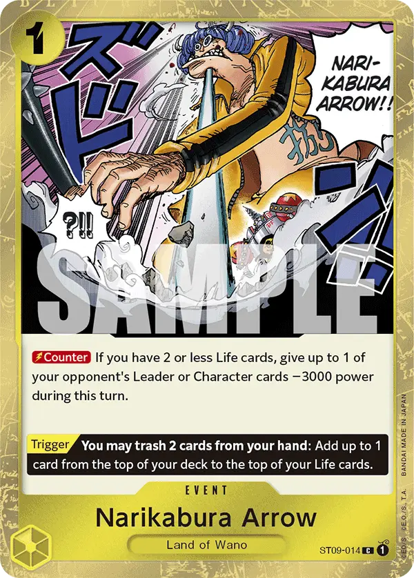 Narikabura Arrow (Jolly Roger Foil), Premium Booster -The Best- ST09-014