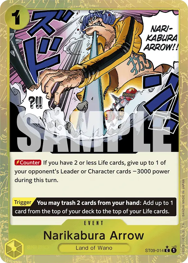 Narikabura Arrow (Textured Foil), Premium Booster -The Best- ST09-014