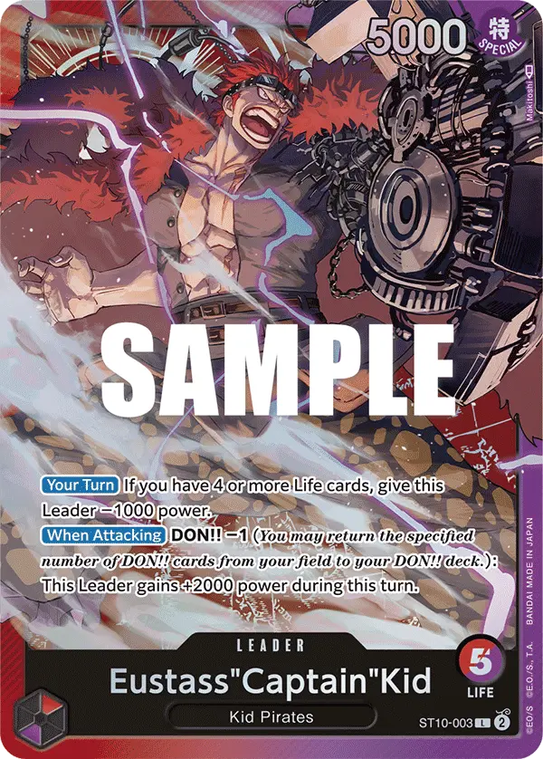 Eustass"Captain"Kid, Ultra Deck The Three Captains ST10-003