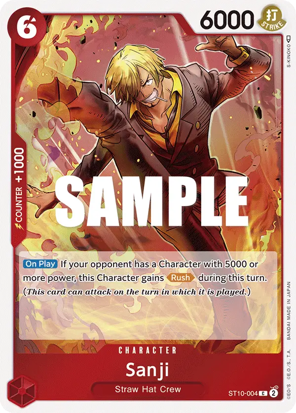 Sanji, Ultra Deck The Three Captains ST10-004