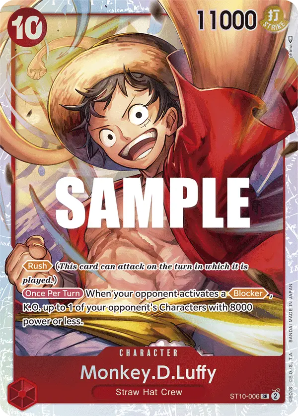Monkey.D.Luffy, Ultra Deck The Three Captains ST10-006