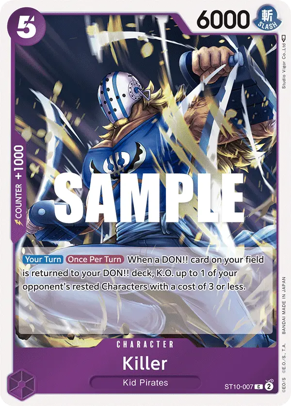 Killer, Ultra Deck The Three Captains ST10-007
