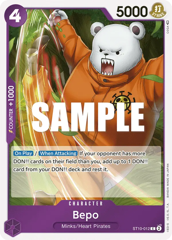 Bepo, Ultra Deck The Three Captains ST10-012