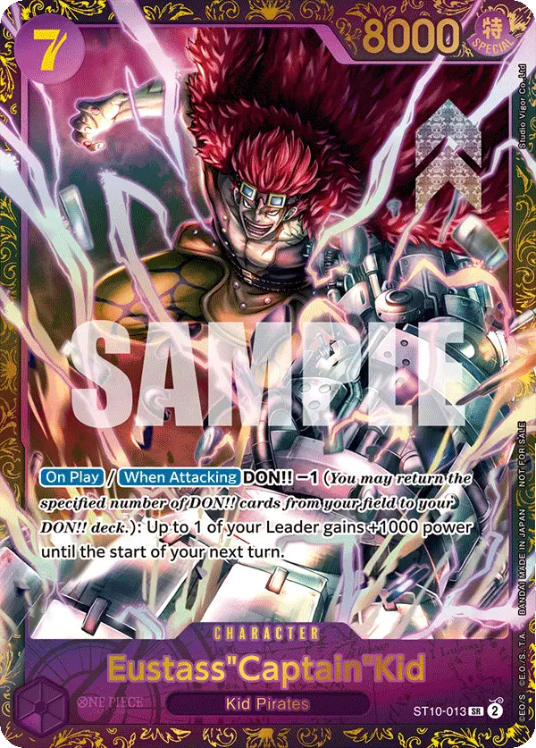 Eustass"Captain"Kid, One Piece Promotion Cards ST10-013