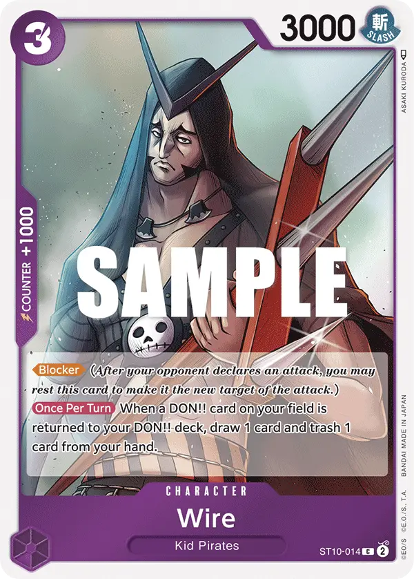 Wire, Ultra Deck The Three Captains ST10-014