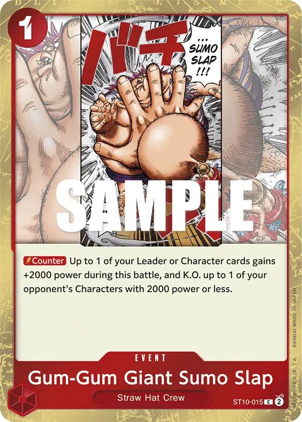 Gum-Gum Giant Sumo Slap, Ultra Deck The Three Captains ST10-015