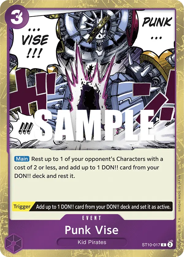 Punk Vise, Ultra Deck The Three Captains ST10-017