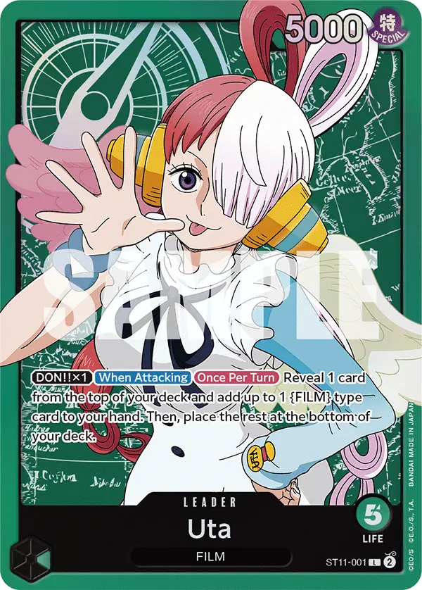 Uta, Starter Deck 11 Uta ST11-001