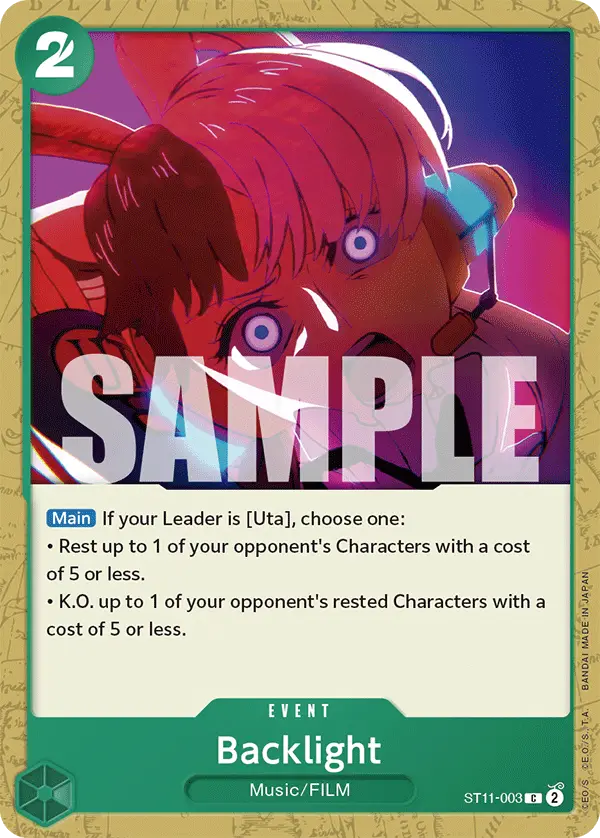 Backlight, Starter Deck 11 Uta ST11-003