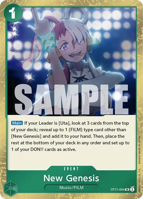 New Genesis, Starter Deck 11 Uta ST11-004