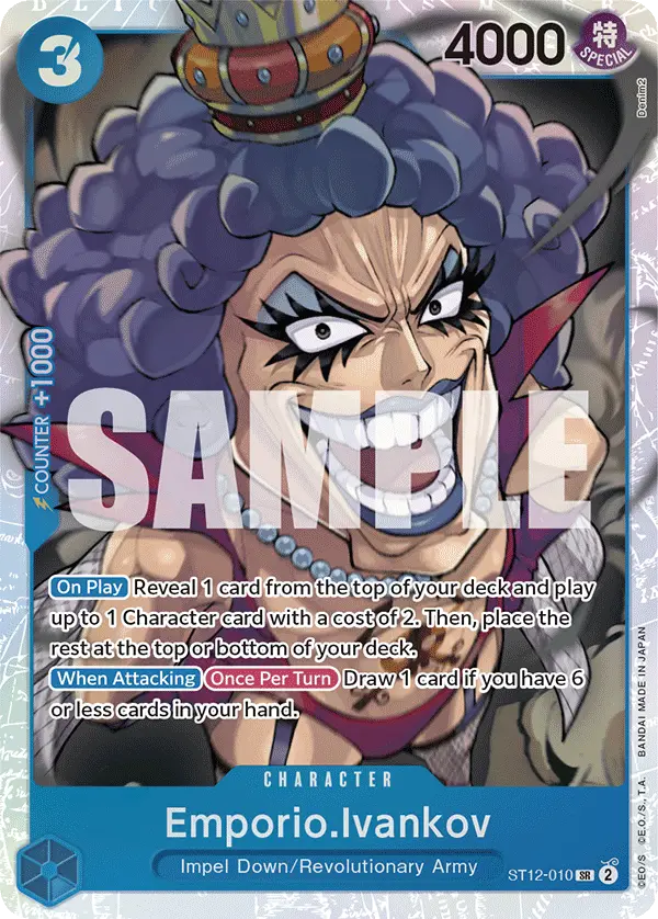 Emporio.Ivankov, Starter Deck 12 Zoro and Sanji ST12-010