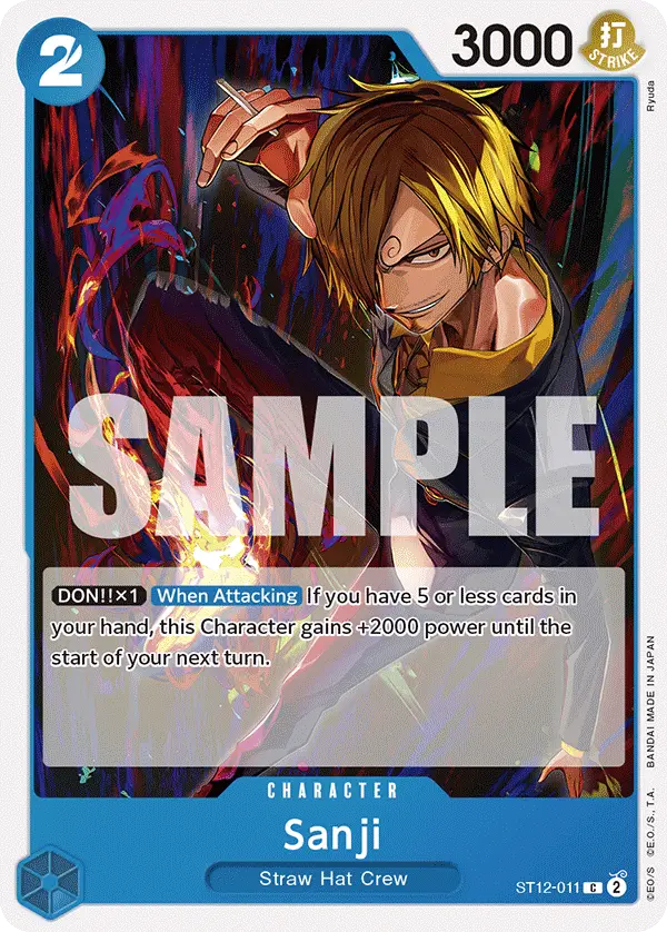 Sanji, Starter Deck 12 Zoro and Sanji ST12-011
