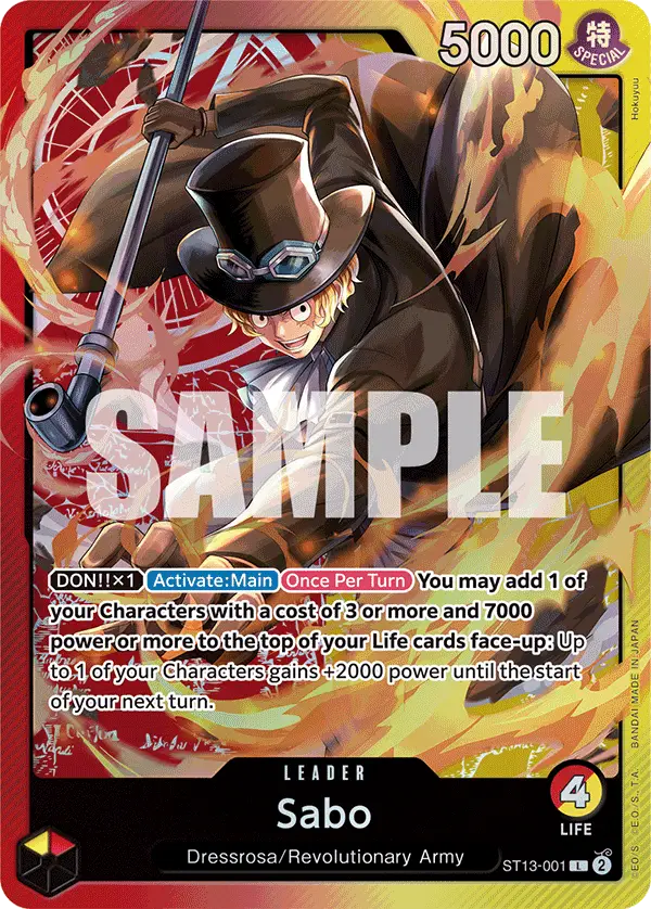Sabo, Ultra Deck The Three Brothers ST13-001