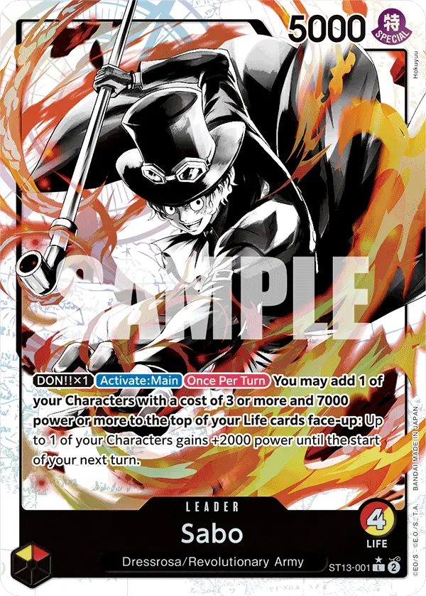 Sabo (Alt Art), Ultra Deck The Three Brothers ST13-001