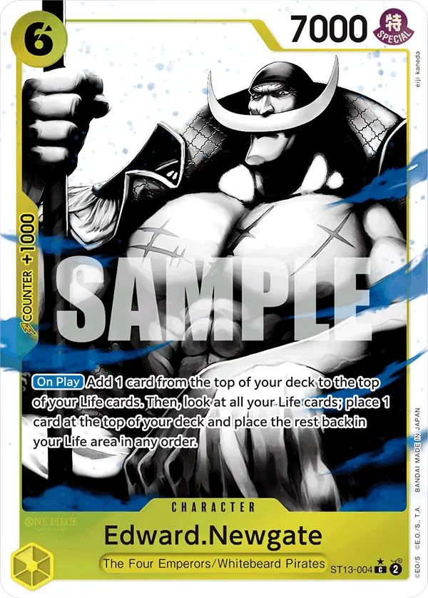 Edward.Newgate (Alt Art), Ultra Deck The Three Brothers ST13-004