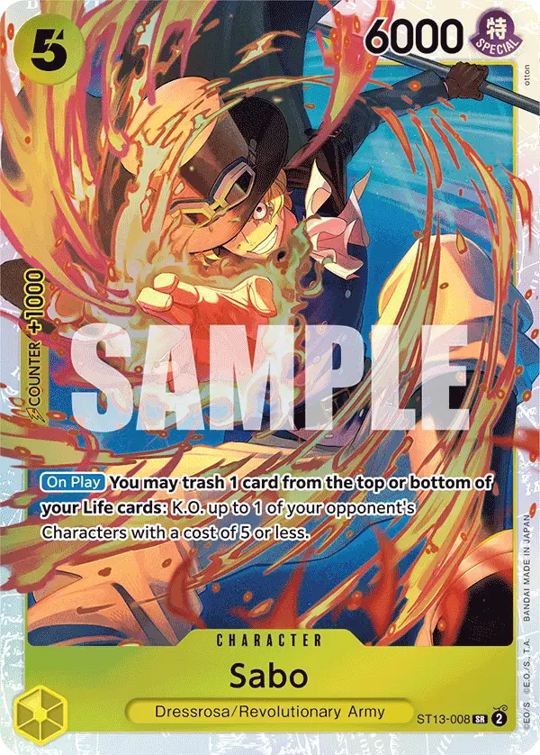 Sabo, Ultra Deck The Three Brothers ST13-008