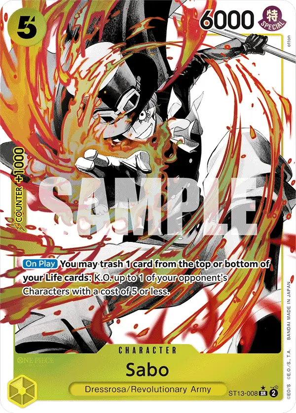Sabo (Alt Art), Ultra Deck The Three Brothers ST13-008