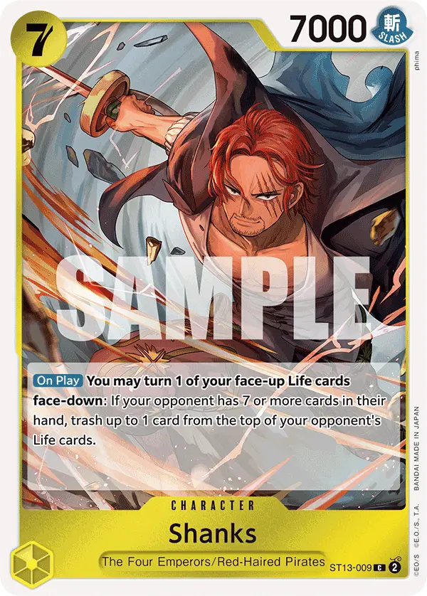 Shanks, Ultra Deck The Three Brothers ST13-009