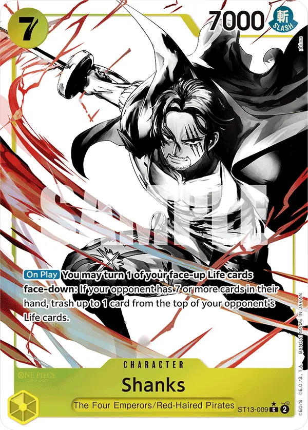 Shanks (Alt Art), Ultra Deck The Three Brothers ST13-009