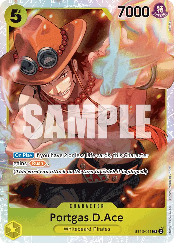 Portgas.D.Ace, Ultra Deck The Three Brothers ST13-011