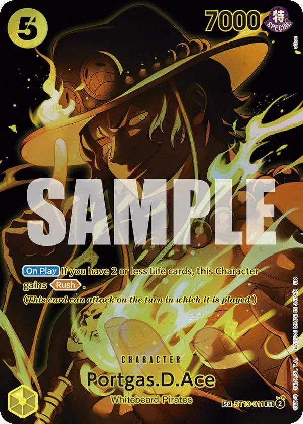 Portgas.D.Ace (SP), Legacy of the Master ST13-011