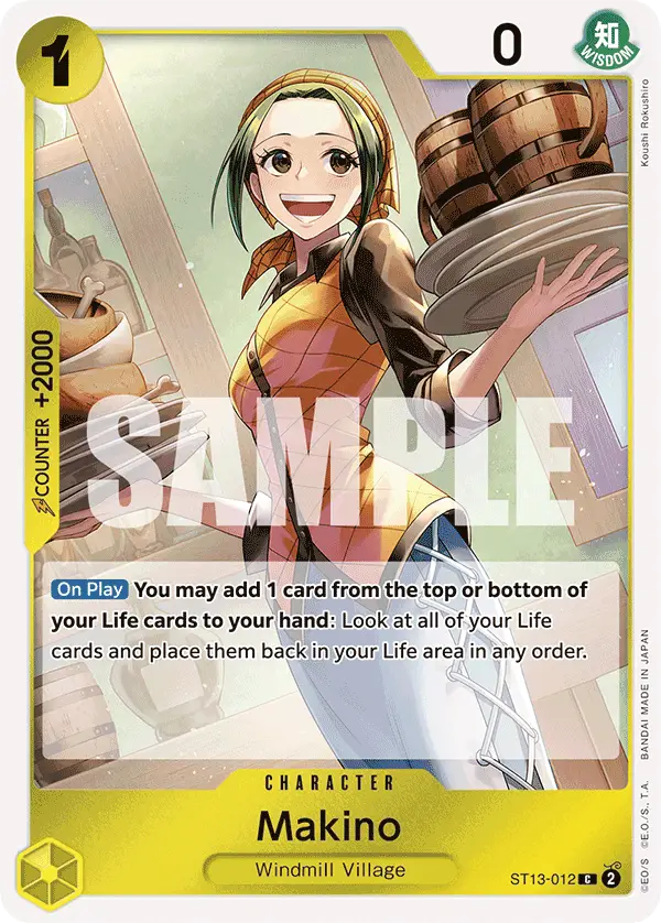 Makino, Ultra Deck The Three Brothers ST13-012