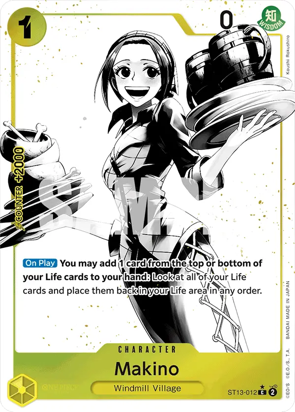 Makino (Alt Art), Ultra Deck The Three Brothers ST13-012