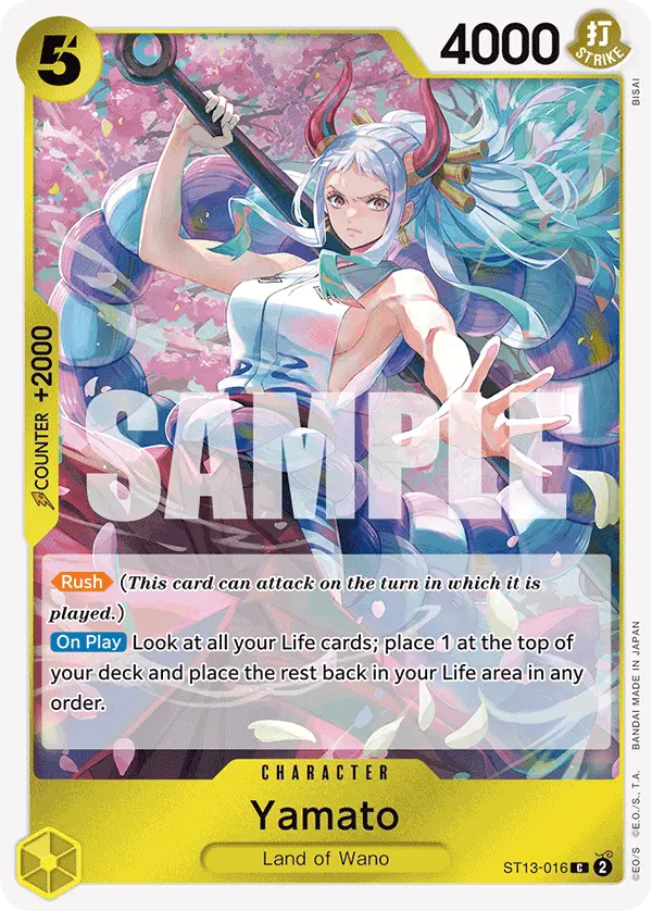 Yamato, Ultra Deck The Three Brothers ST13-016