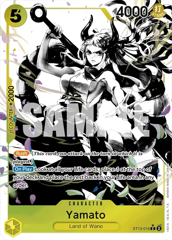 Yamato (Alt Art), Ultra Deck The Three Brothers ST13-016