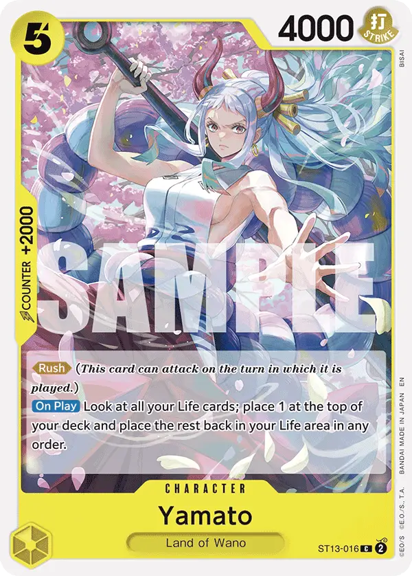 Yamato (Reprint), Starter Deck 28 GREEN/YELLOW Yamato ST13-016