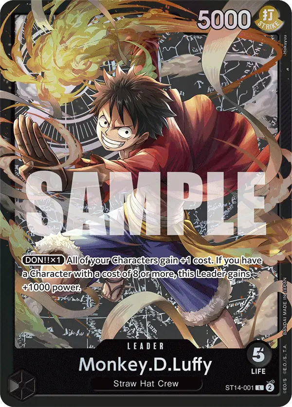 Monkey.D.Luffy, Starter Deck 14 3D2Y ST14-001